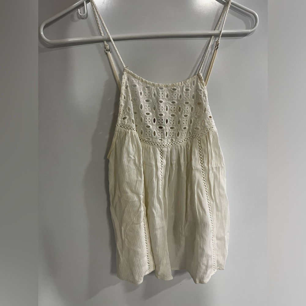 Cape Juby white tank top